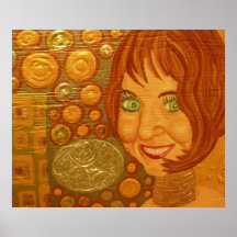 Autorretrato de las Bloch-Cervezas de Adela Posters
