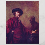 Autorretrato de sir Joshua de Reynolds Tarjetón
