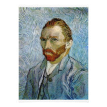 Autorretrato de Vincent van Gogh Invitación Personalizada