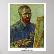 Autorretrato de Vincent van Gogh Posters