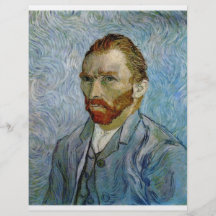 Autorretrato de Vincent van Gogh Tarjetón