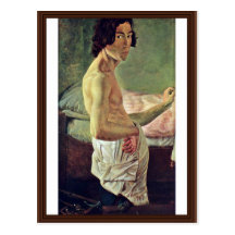 Autorretrato en el caballete del vencedor Emilio d Postales