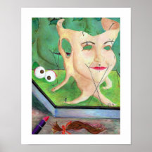 Autorretrato surrealista posters