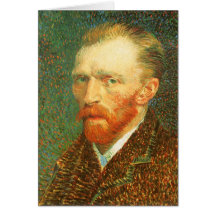 Autorretrato, Vincent van Gogh, bella arte del vin Felicitaciones