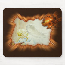 Autum angel mousepad
