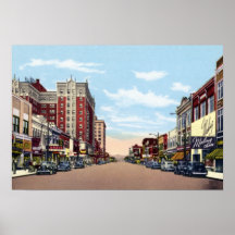 Avenida de Gary Indiana Broadway Impresiones