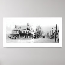 Avenida de Millburn y St principal en MIllburn NJ  Posters
