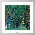 Avenida en arte del parque del kammer de los schlo poster
