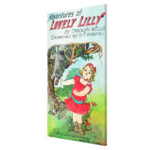 Aventuras de Lilly precioso por los pozos y Kaber Lienzo Envuelto Para Galerías