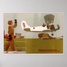 Aviación soviética 1936 de URSS Poster