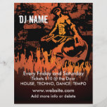 Aviador ardiente de la música de concierto de DJ Tarjetón