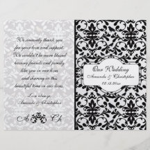 Aviador blanco negro del programa del boda del dam tarjeta publicitaria