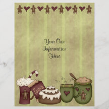Aviador - Chocolate-Pan de jengibre Navidad-Cacao- Tarjetas Informativas
