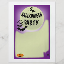 Aviador de Halloween Tarjetas Informativas