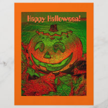 Aviador de Halloween Tarjetones