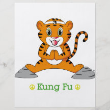 Aviador de Kung Fu Tiger™ Tarjetón