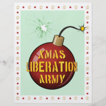 Aviador de la bomba del ejército de la liberación  flyer personalizado