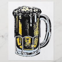 aviador de la cerveza tarjeton
