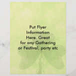 Aviador de la hoja del trébol flyer personalizado