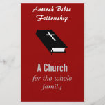 "Aviador de la iglesia cristiana - personalizable  Flyer Personalizado