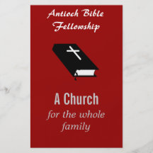 "Aviador de la iglesia cristiana - personalizable  Flyer Personalizado