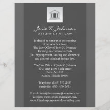 Aviador de la invitación del bufete de abogados tarjetones
