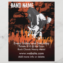 Aviador de la música de concierto de la banda tarjetas publicitarias
