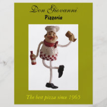 Aviador de la pizzería de Don Giovanni Flyer Personalizado