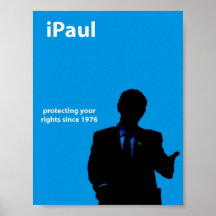 aviador del azul del iPaul Poster