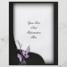 Aviador del boda flyer personalizado