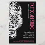 Aviador del estudio del arte del tatuaje tarjetas publicitarias