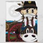 Aviador del oeste salvaje del sheriff del vaquero tarjetas publicitarias
