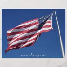 Aviador del personalizado de la bandera americana flyer personalizado