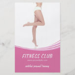 Aviador del salón de belleza del gimnasio de la ap tarjetones
