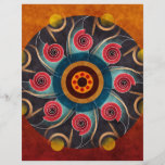 Aviador floral del arte del vector del extracto de tarjeton
