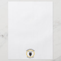 Aviador internacional del club de la vespa flyer personalizado