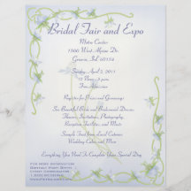 Aviador justo nupcial adaptable flyer personalizado