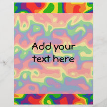Aviador psychadelic maravilloso del arco iris para tarjetas informativas