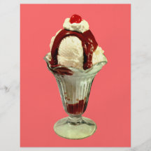 Aviador retro del helado del helado caliente del d tarjetas publicitarias