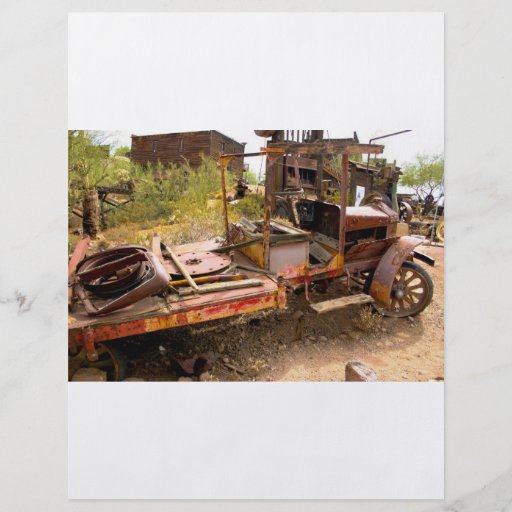 Aviador viejo del coche tarjeton