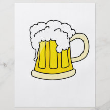 Aviadores adaptables de la taza de cerveza tarjeta publicitaria