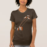 Aviadores del pájaro camisetas