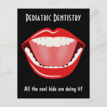 Aviadores dentales de la boca de la pequeña odonto tarjetas publicitarias