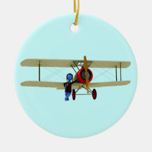 Avión del piloto y del camello de Sopwith Ornamentos De Reyes