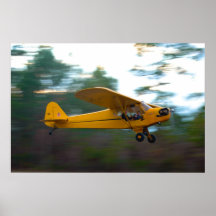 Aviones antiguos del vintage en el movimiento posters