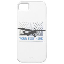 Aviones de ala alta iPhone 5 fundas