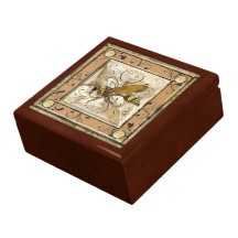 Avispa de alfarero caja de joyas
