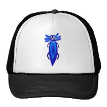 Axolotl Monster Blue Truckerkappe