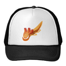 Axolotl Monster Orange Truckercap