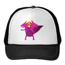 Axolotl Monster Pink Truckermütze